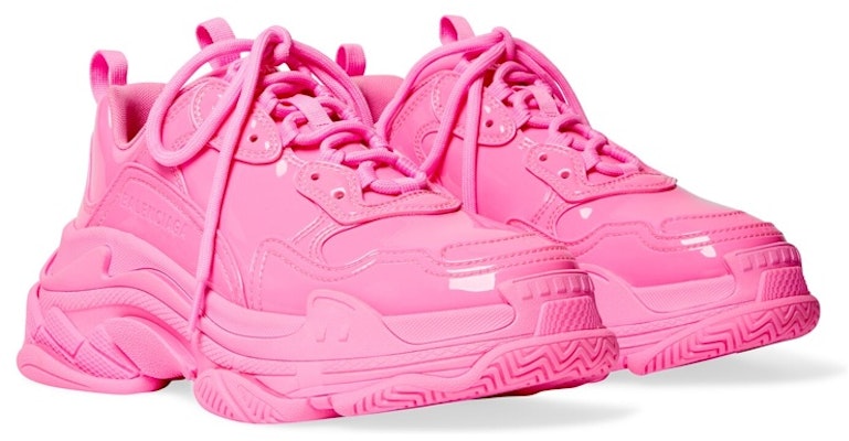 Balenciaga巴黎世家 Triple S 系帶 低筒 爸爸鞋 女款 粉色 Lookbook Balenciaga巴黎世家 Triple S 系帶 低筒 爸爸鞋 女款 粉色