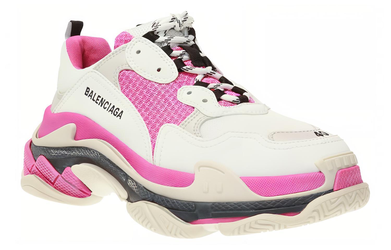 Lookbook (W) バレンシアガ トリプルS ピンク/ホワイト 524039 W09OM 9021