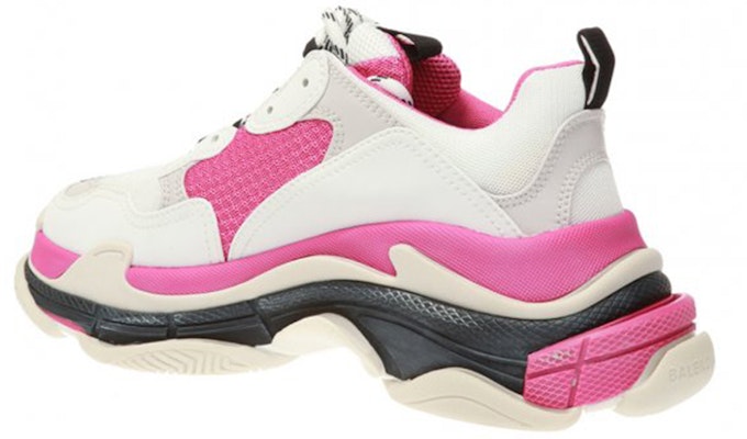 (W) Balenciaga Triple S 'Pink White' Sepatu Wanita 524039 W09OM 9021 Shop (W) Balenciaga Triple S 'Pink White' Sepatu Wanita 524039 W09OM 9021