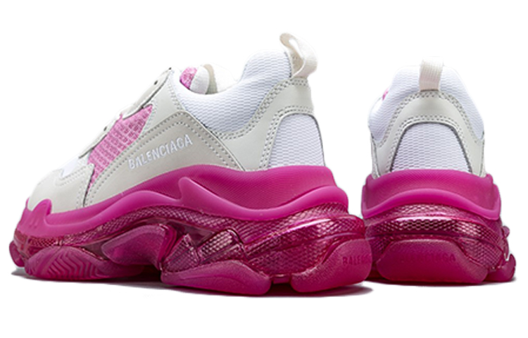 (W) Balenciaga Triple S 'Pink White Clear Sole' 圖 4