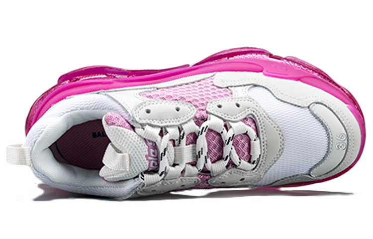 (W) Balenciaga Triple S 'Pink White Clear Sole' 圖 5
