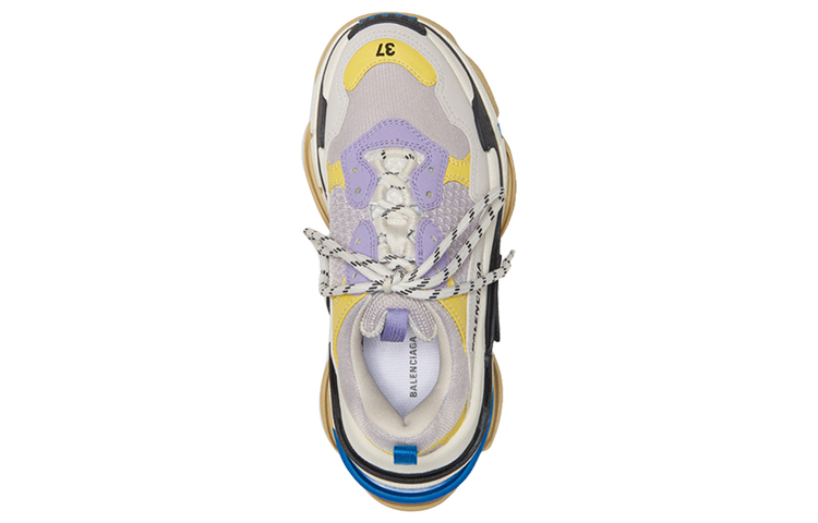 (W) Balenciaga Triple S 'Purple Yellow' 圖 5