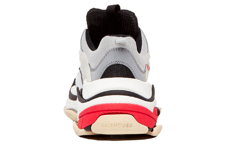 Purchase (W) Balenciaga Triple S 'Merah Perak Putih' 2019 524039 W09O3 1081