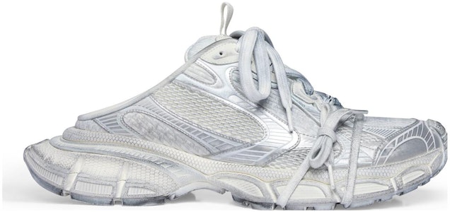 (W) 발렌시아가 3XL 뮬 '실버 화이트' 742682W3XL19091 Order (W) 발렌시아가 3XL 뮬 '실버 화이트' 742682W3XL19091