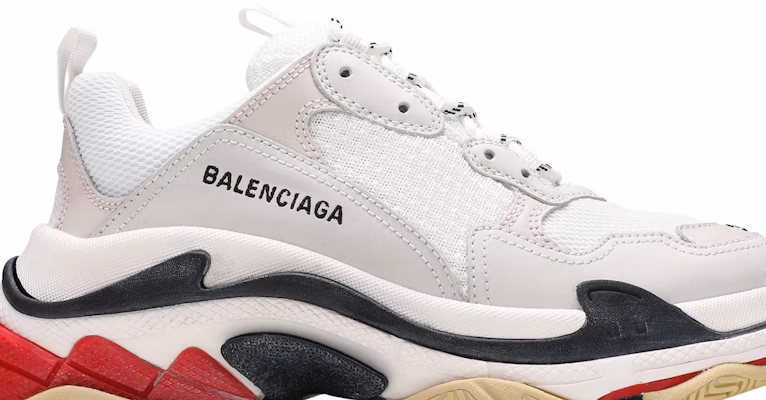 (W) Balenciaga Triple S 'Blanco Negro Rojo' 2019 524037 W09E1 9000 Order (W) Balenciaga Triple S 'Blanco Negro Rojo' 2019 524037 W09E1 9000