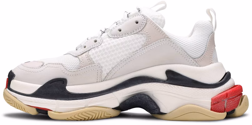 (W) Balenciaga Triple S 'Blanco Negro Rojo' 2019 524037 W09E1 9000 Lookbook (W) Balenciaga Triple S 'Blanco Negro Rojo' 2019 524037 W09E1 9000