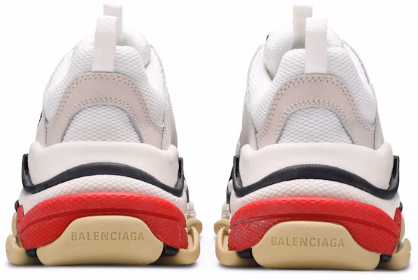 (Women) Balenciaga Triple S 'White Black Red' 2019 524037 W09E1 9000 Details for (Women) Balenciaga Triple S 'White Black Red' 2019 524037 W09E1 9000