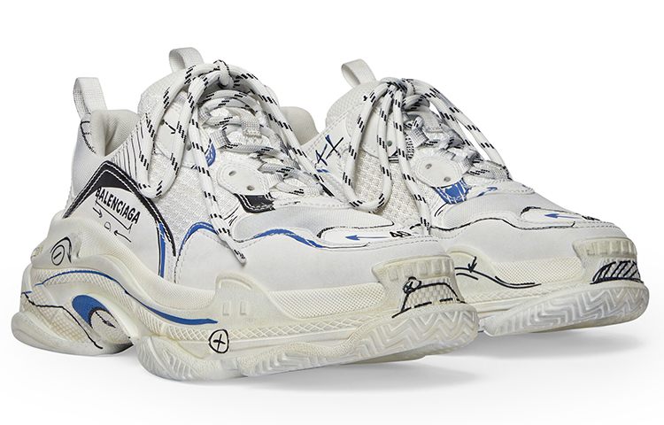 (W) Balenciaga Triple S 'White' 圖 3