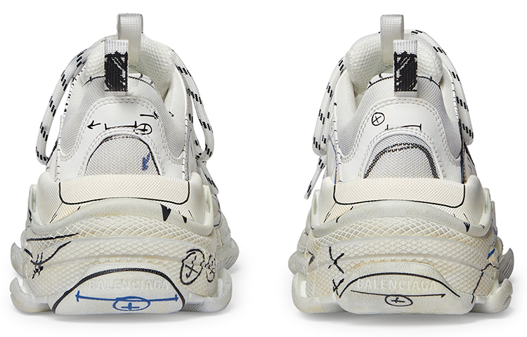 (W) Balenciaga Triple S 'White' 圖 6
