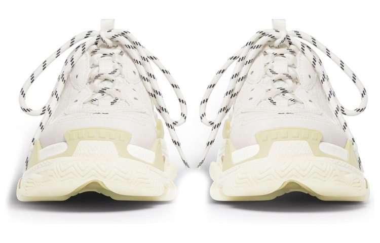 Purchase (W) 巴黎世家 Triple S 拖鞋‘白色双层泡沫和网布’ 755686W3SM29097