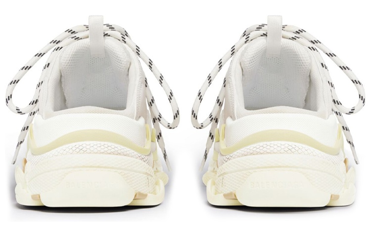 Details for (W) 巴黎世家 Triple S 拖鞋‘白色双层泡沫和网布’ 755686W3SM29097