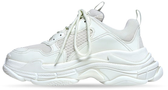 (W) Balenciaga Triple S Sneakers 'Putih Glow' 524039W3CR59001 Buy (W) Balenciaga Triple S Sneakers 'Putih Glow' 524039W3CR59001