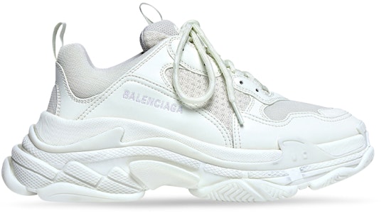 (W) Balenciaga Triple S Sneakers 'Putih Glow' 524039W3CR59001 Order (W) Balenciaga Triple S Sneakers 'Putih Glow' 524039W3CR59001