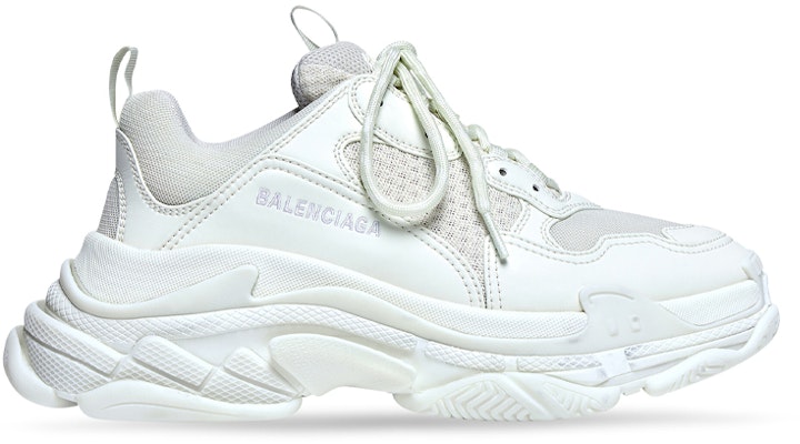 巴黎世家 Balenciaga Triple S 時尚綁帶老爹鞋 女款 白色 夜光 Order 巴黎世家 Balenciaga Triple S 時尚綁帶老爹鞋 女款 白色 夜光