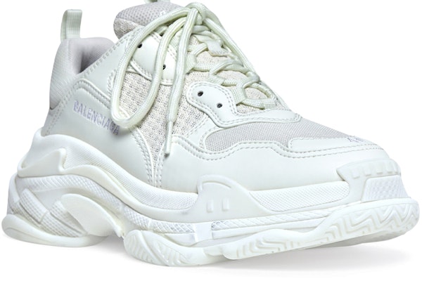 巴黎世家 Balenciaga Triple S 時尚綁帶老爹鞋 女款 白色 夜光 Lookbook 巴黎世家 Balenciaga Triple S 時尚綁帶老爹鞋 女款 白色 夜光
