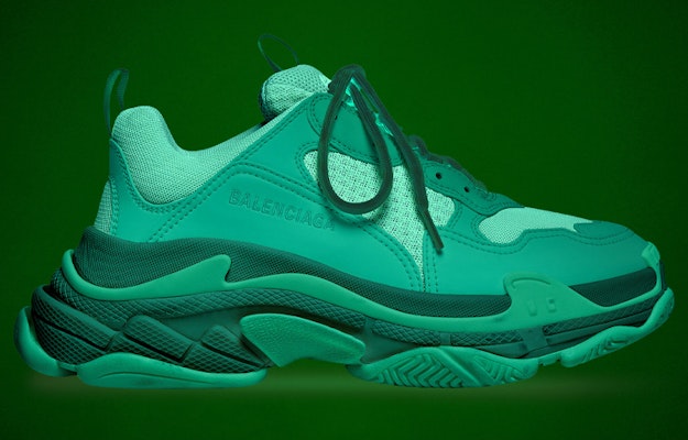 巴黎世家 Balenciaga Triple S 時尚綁帶老爹鞋 女款 白色 夜光 Details for 巴黎世家 Balenciaga Triple S 時尚綁帶老爹鞋 女款 白色 夜光