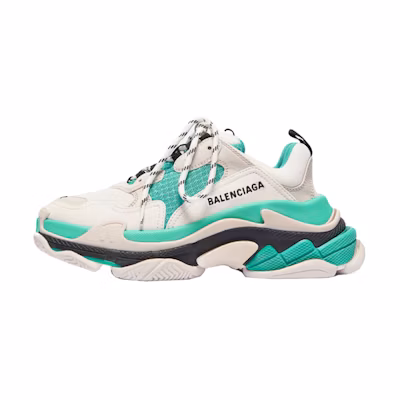 (W) Balenciaga Triple S 'White Green' 2019