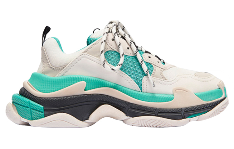 (W) Balenciaga Triple S 'White Green' 2019 圖 2