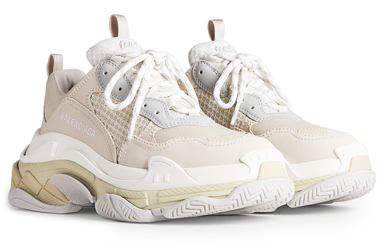 Beli (Women) Balenciaga Triple S 'White Grey' 524039W2FW49790