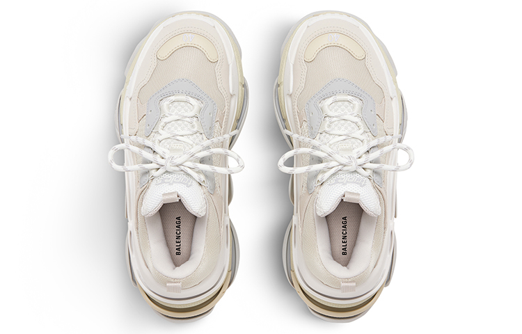 (W) Balenciaga Triple S 'White Grey' 圖 4