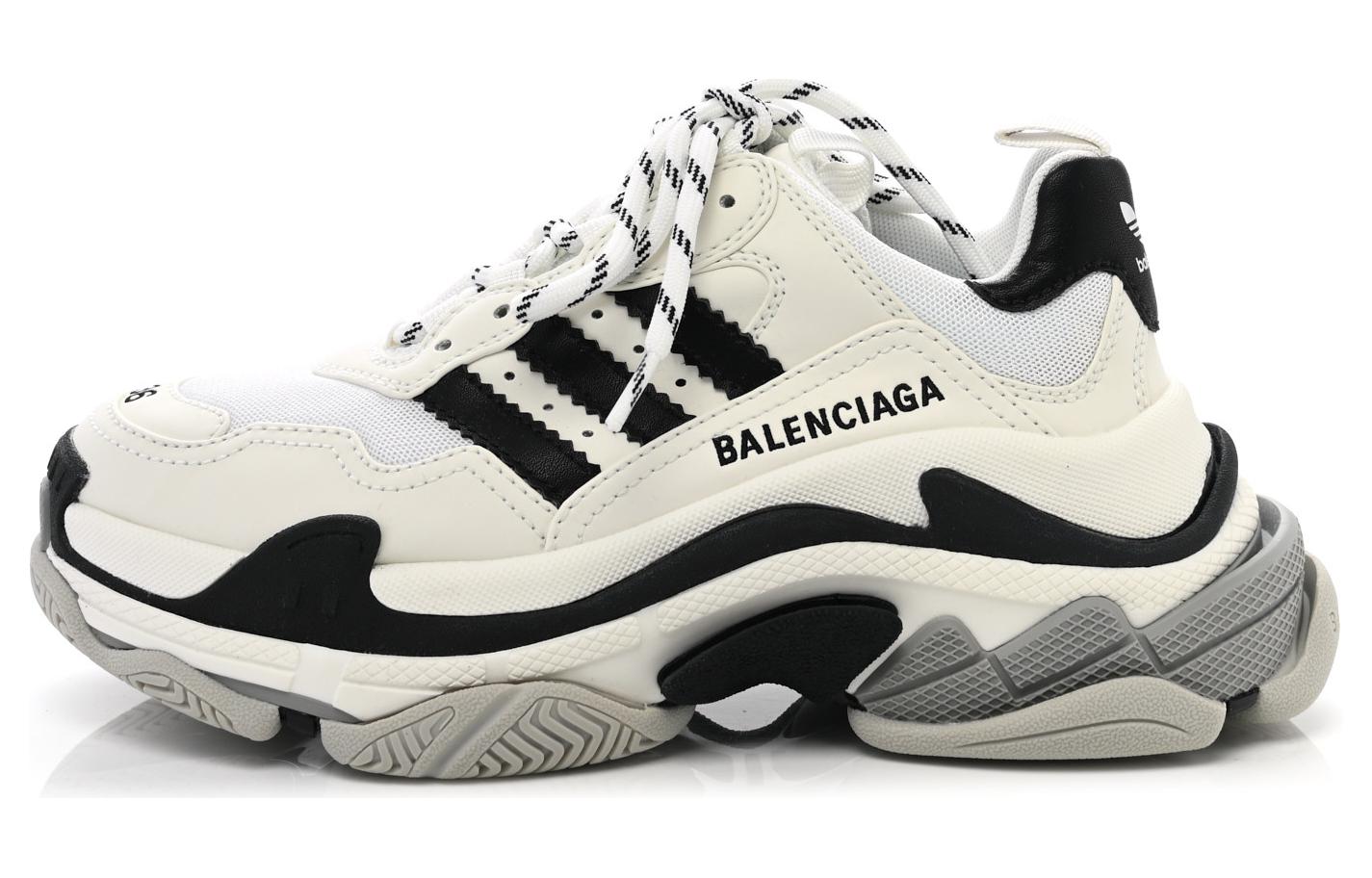 (W) Balenciaga Triple S 'White Grey'