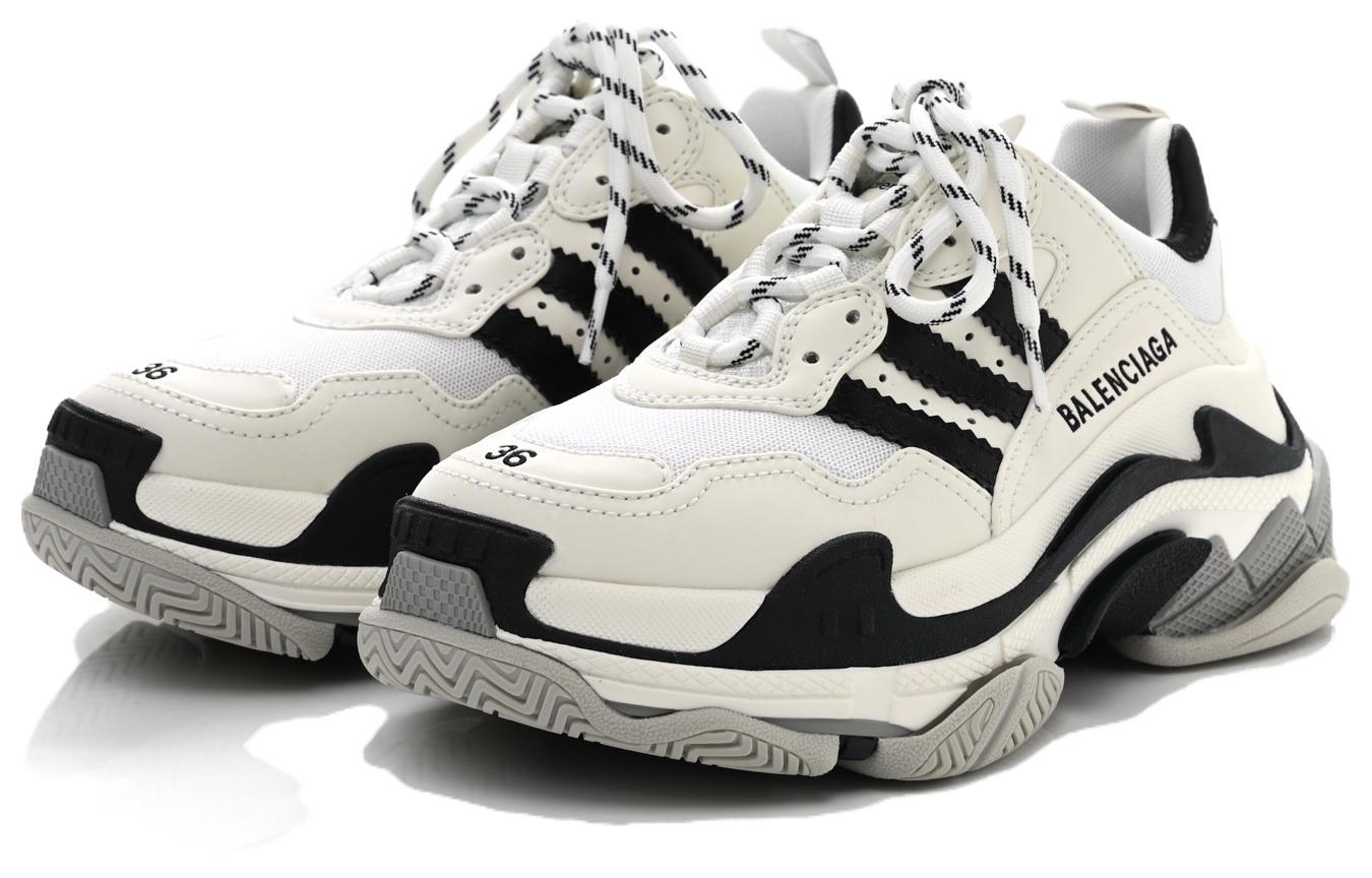(W) Balenciaga Triple S 'White Grey' 圖 2