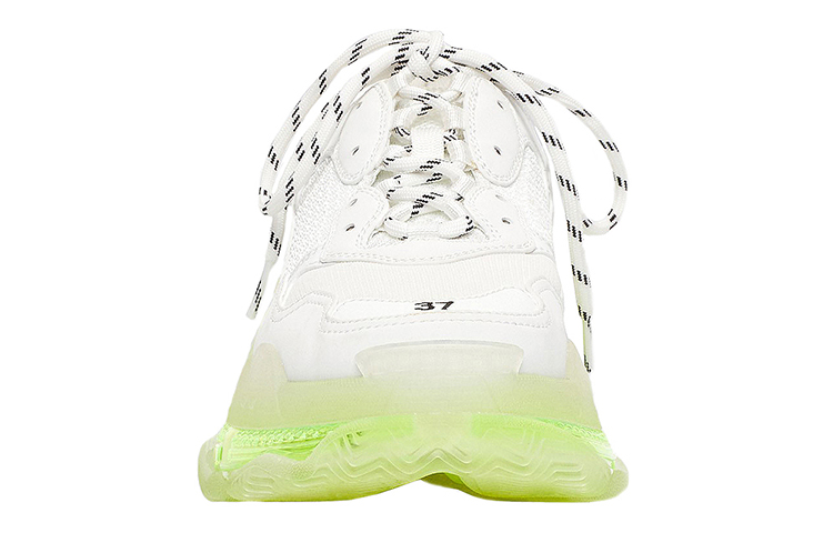(W) Balenciaga Triple S 'White Neon Green' 圖 3