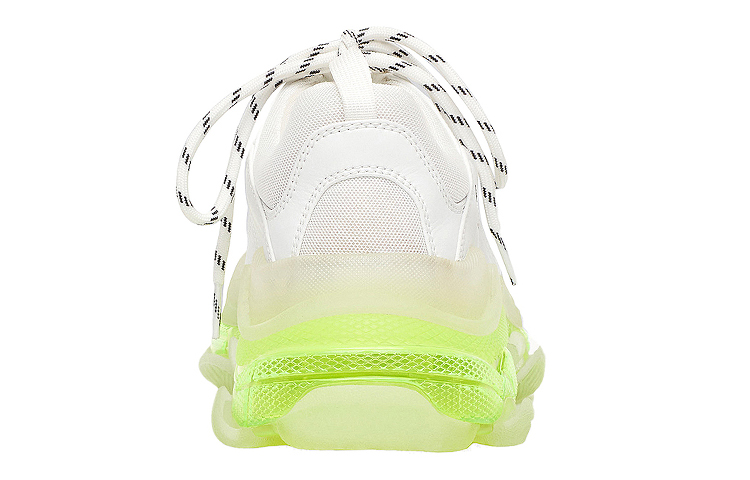 (W) Balenciaga Triple S 'White Neon Green' 圖 4