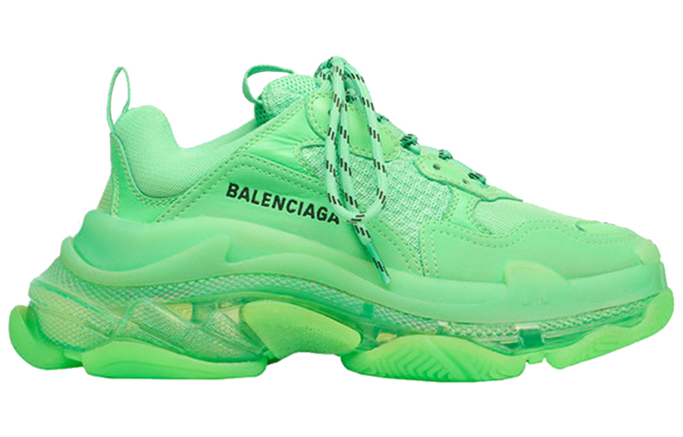 Order (W) Balenciaga Triple S Suela Transparente 'Verde Neón' 544351W2CF13801