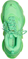 Lookbook (Women) Balenciaga Triple S Clear Sole Trainer 'Neon Green' 544351-W2CF1-3801