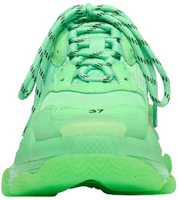 Shop (Women) Balenciaga Triple S Clear Sole Trainer 'Neon Green' 544351-W2CF1-3801