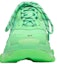 Shop (W) Balenciaga Triple S Clear Sole Trainer 'Hijau Neon' 544351W2CF13801