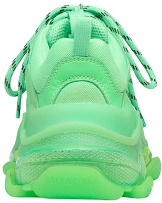 (女款)Balenciaga Triple S 透明鞋底運動鞋 '螢光綠' 544351-W2CF1-3801 Purchase (女款)Balenciaga Triple S 透明鞋底運動鞋 '螢光綠' 544351-W2CF1-3801