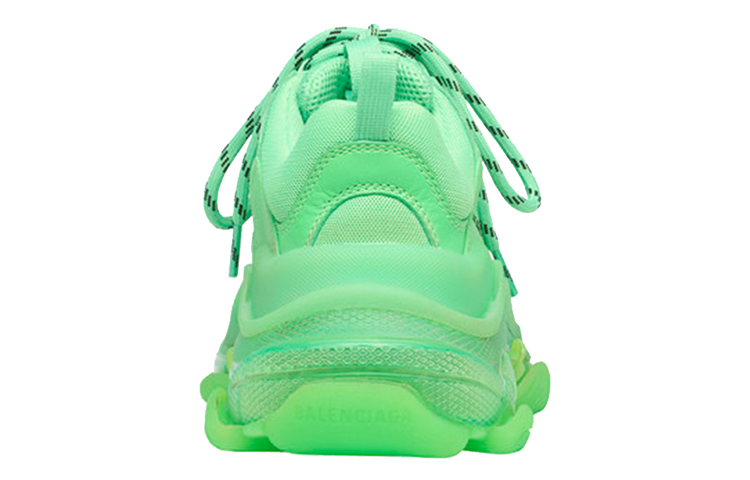 Purchase (W) Balenciaga Triple S Suela Transparente 'Verde Neón' 544351W2CF13801