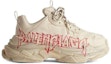 Order (W) Balenciaga Triple S Diy Metal 'Beige Merah Hitam' 524039W2FAY9016