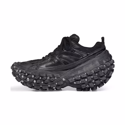 (W) Balenciaga Bouncer Screw Sneakers 'Black Mesh and Nylon'