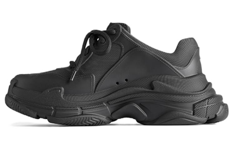 (Women) Balenciaga Triple S Low 'Black' 754000W0FOI1000