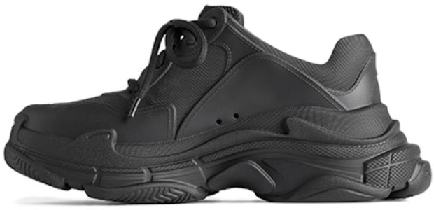 (W) Balenciaga Triple S Rendah 'Hitam' 754000W0FOI1000 Buy (W) Balenciaga Triple S Rendah 'Hitam' 754000W0FOI1000