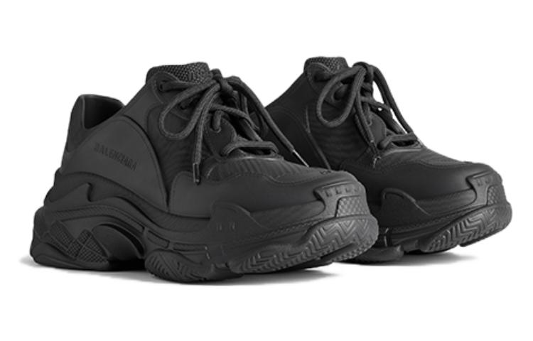 Lookbook Balenciaga巴黎世家 橡膠 舒適 運動 低筒 生活休閒鞋 女款 黑色