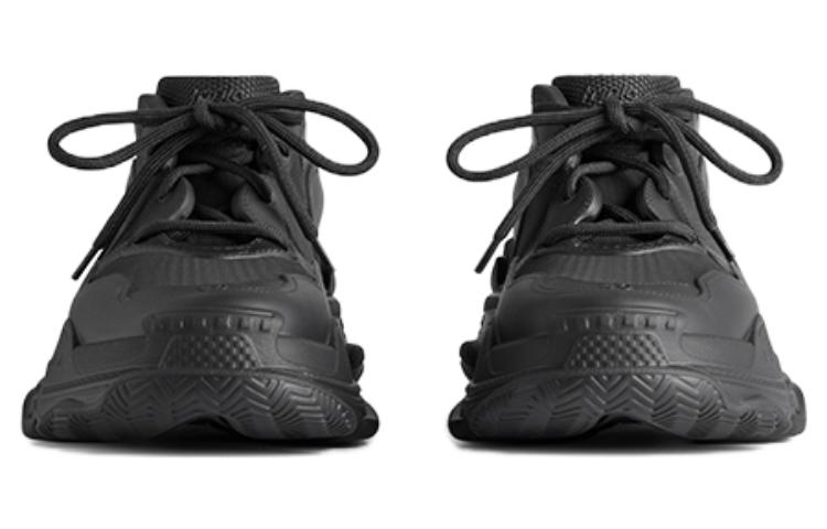 Shop Balenciaga巴黎世家 橡膠 舒適 運動 低筒 生活休閒鞋 女款 黑色