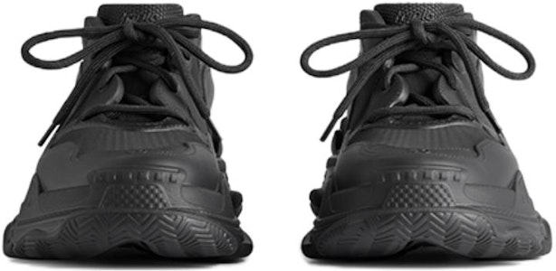 (W) Balenciaga Triple S Rendah 'Hitam' 754000W0FOI1000 Shop (W) Balenciaga Triple S Rendah 'Hitam' 754000W0FOI1000