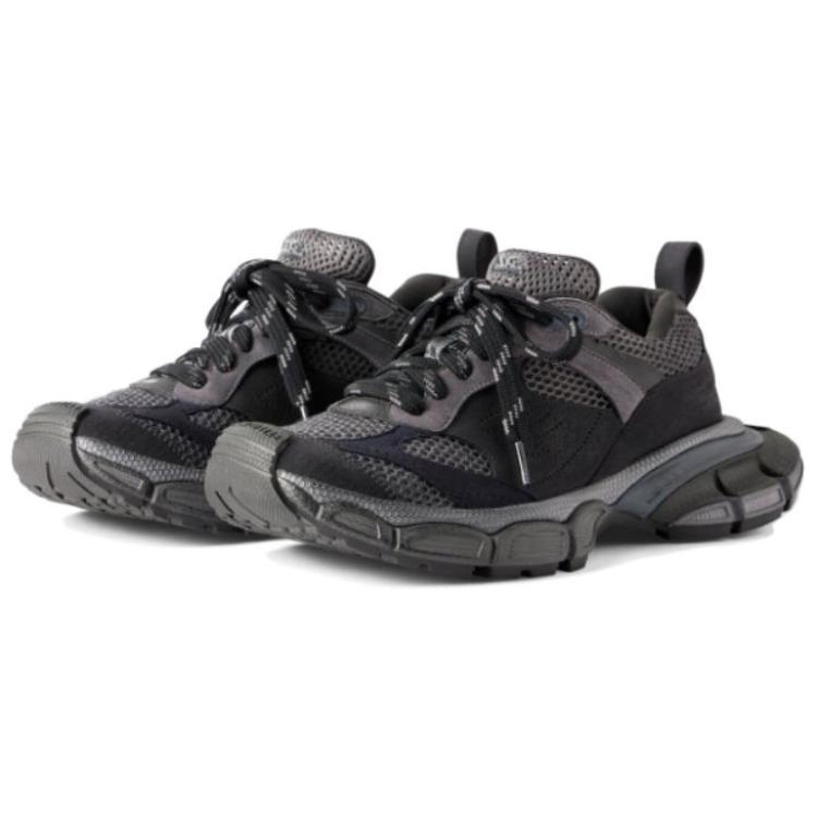 (W) Balenciaga Triple S Low 'Black Mesh' 圖 3