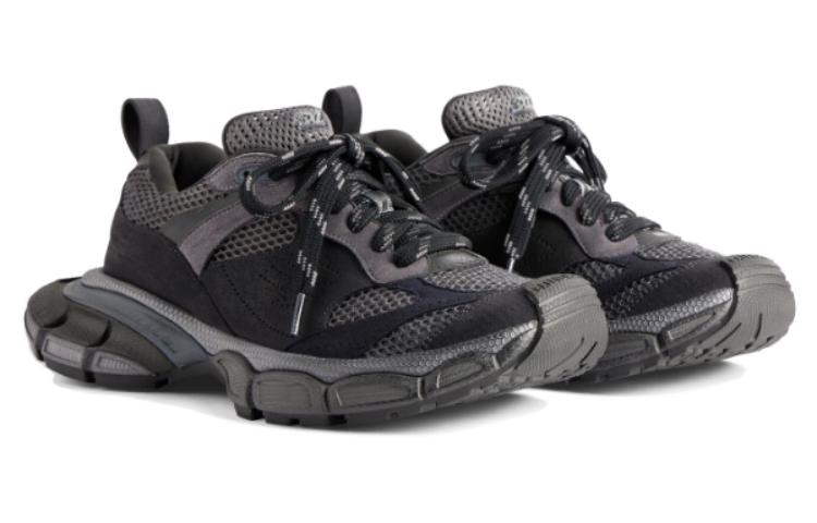 (W) Balenciaga Triple S Low 'Black Mesh' 圖 4