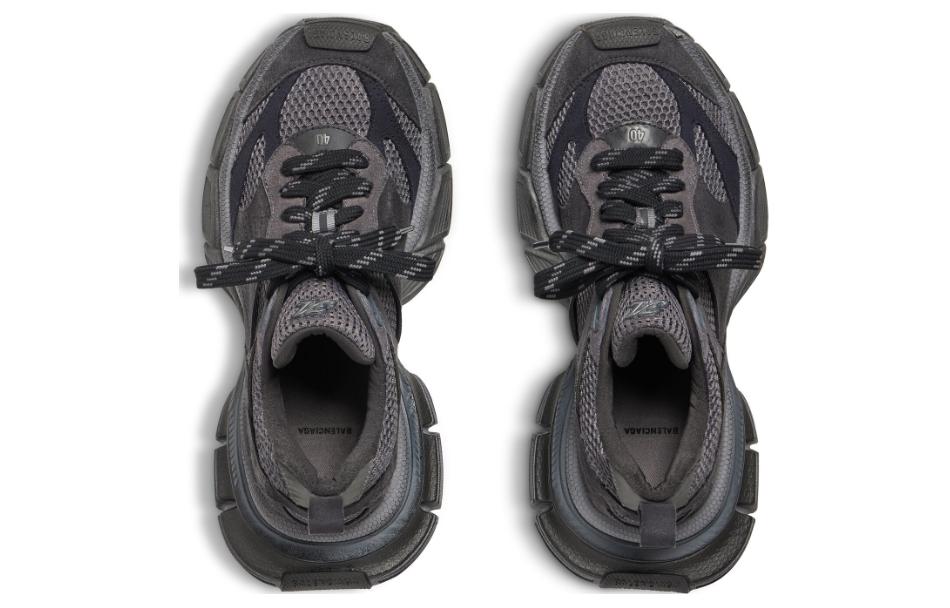 (W) Balenciaga Triple S Low 'Black Mesh' 圖 5