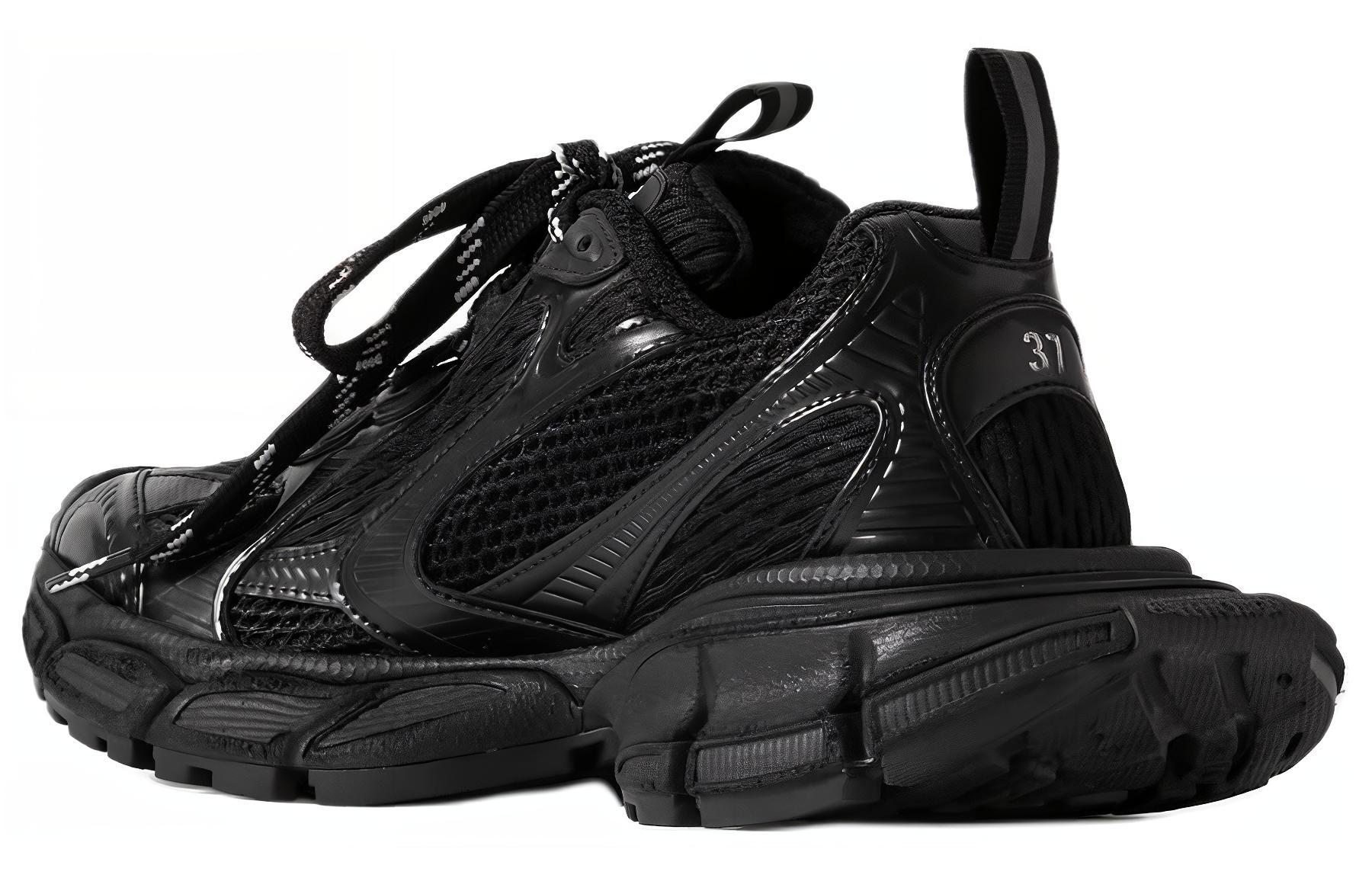 Purchase (W) Balenciaga Triple S Low ''Schwarzes Mesh'' POIZON240325178