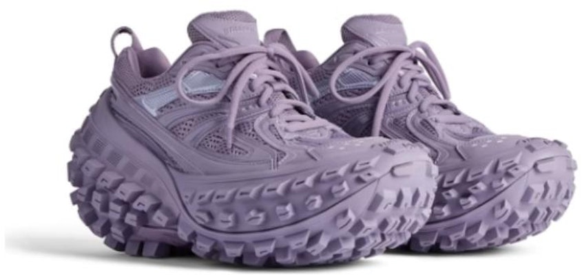 (W) Balenciaga Bouncer Sneaker 'Terpakai - Ungu Pudar' 685611W2RAM5500 Lookbook (W) Balenciaga Bouncer Sneaker 'Terpakai - Ungu Pudar' 685611W2RAM5500