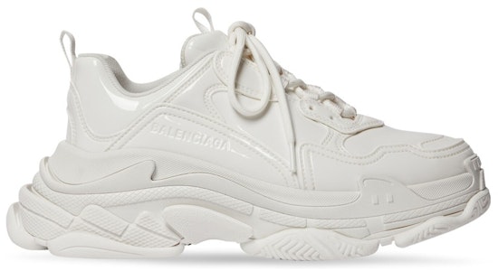 (W) Balenciaga Triple S Rendah 'Putih' 734953W2PAA9000 Order (W) Balenciaga Triple S Rendah 'Putih' 734953W2PAA9000