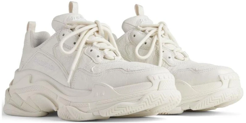 (W) Balenciaga Triple S Low ''Bianco Comfort'' 524039W2FWA Lookbook (W) Balenciaga Triple S Low ''Bianco Comfort'' 524039W2FWA