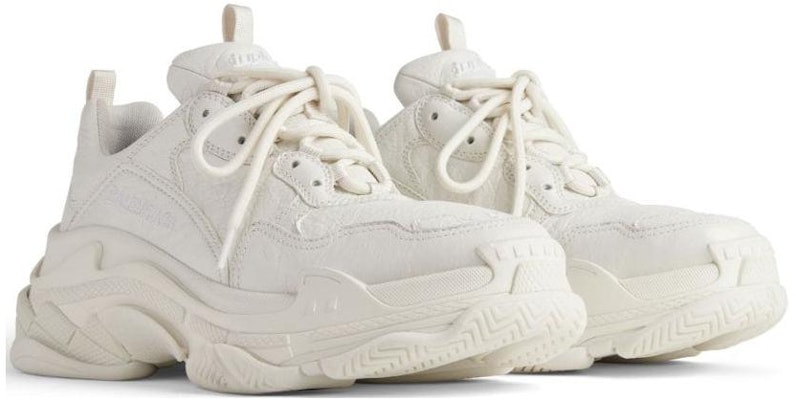 (W) Balenciaga Triple S Low 'White Comfort' Putih Lelaki Comfort. 524039W2FWA Lookbook (W) Balenciaga Triple S Low 'White Comfort' Putih Lelaki Comfort. 524039W2FWA