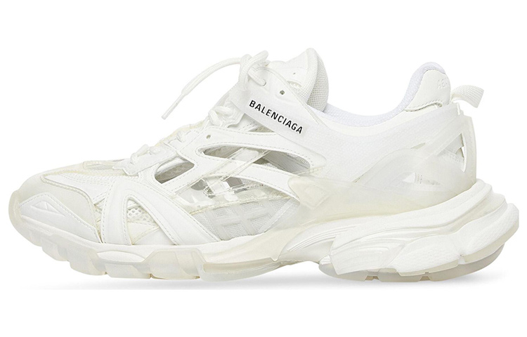 (Women) Balenciaga Triple S Low 'White Leather' 668822W3CT19000
